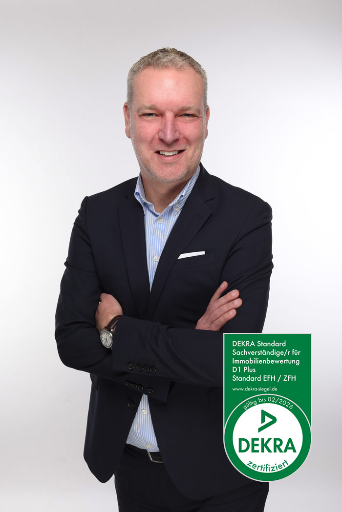 Andreas Franke als DEKRA zertifizierter Sachverständiger für Immobilienbewertung
